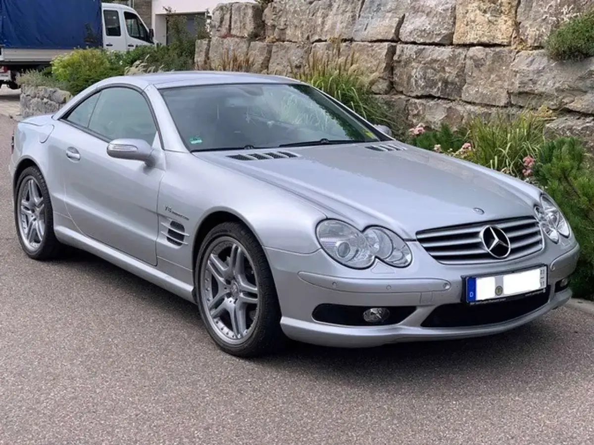 Gebraucht Mercedes SL55 AMG AMG 500 PS (367 kW) 2005 Silber Cabrio