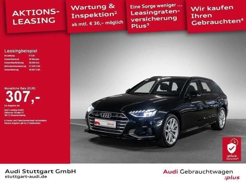 Mythosschwarz metallic Gebraucht 2024 Audi A4 Advanced Plus Kombi | 41.350 € - Bild 1/2