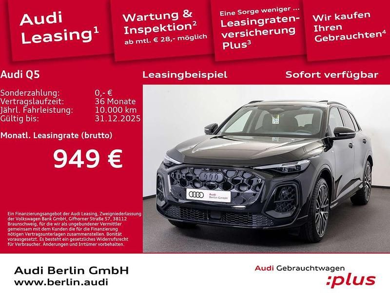 Mythosschwarz metallic Gebraucht 2025 Audi Q5 Comfort SUV | 71.300 € (Teuer) - Bild 1/3