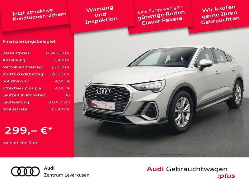 Tausilber metallic Gebraucht 2022 Audi Q3 Sportback Design SUV | 31.480 € (Guter Preis) - Bild 1/4