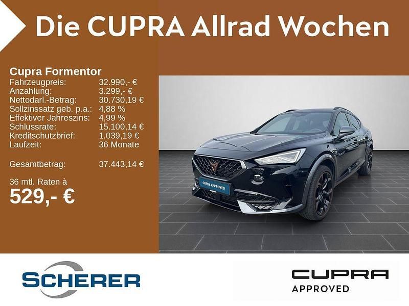 Midnight schwarz metallic (metallic) Gebraucht 2024 Cupra Formentor VZ SUV | 32.990 € (Superpreis) - Bild 1/4