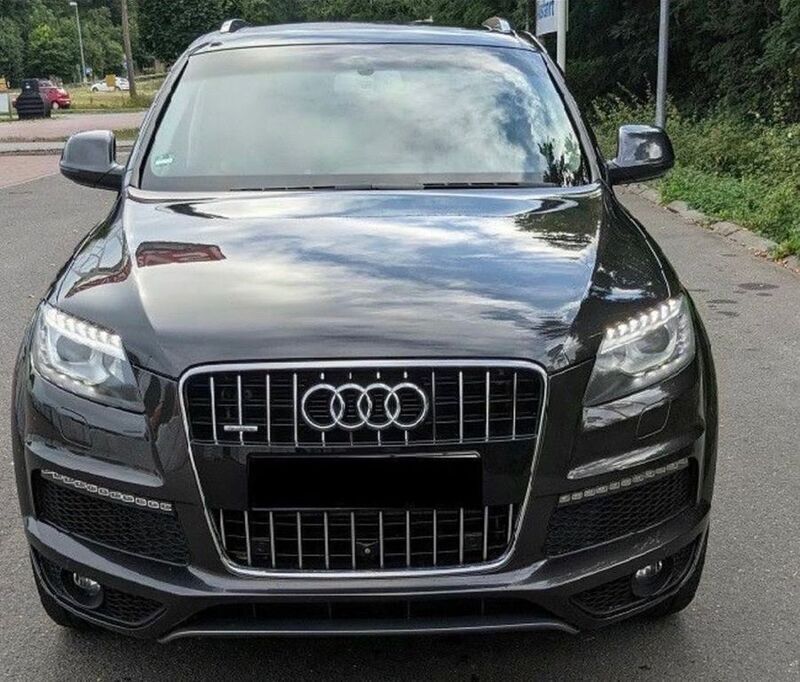 Grau Gebraucht 2013 Audi Q7 S-Line SUV | 20.700 € (Teuer) - Bild 1/4