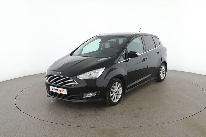 Schwarz Gebraucht 2018 Ford C-MAX Titanium Van / Kleinbus | 15.390 € (Fairer Preis) - Bild 1/4
