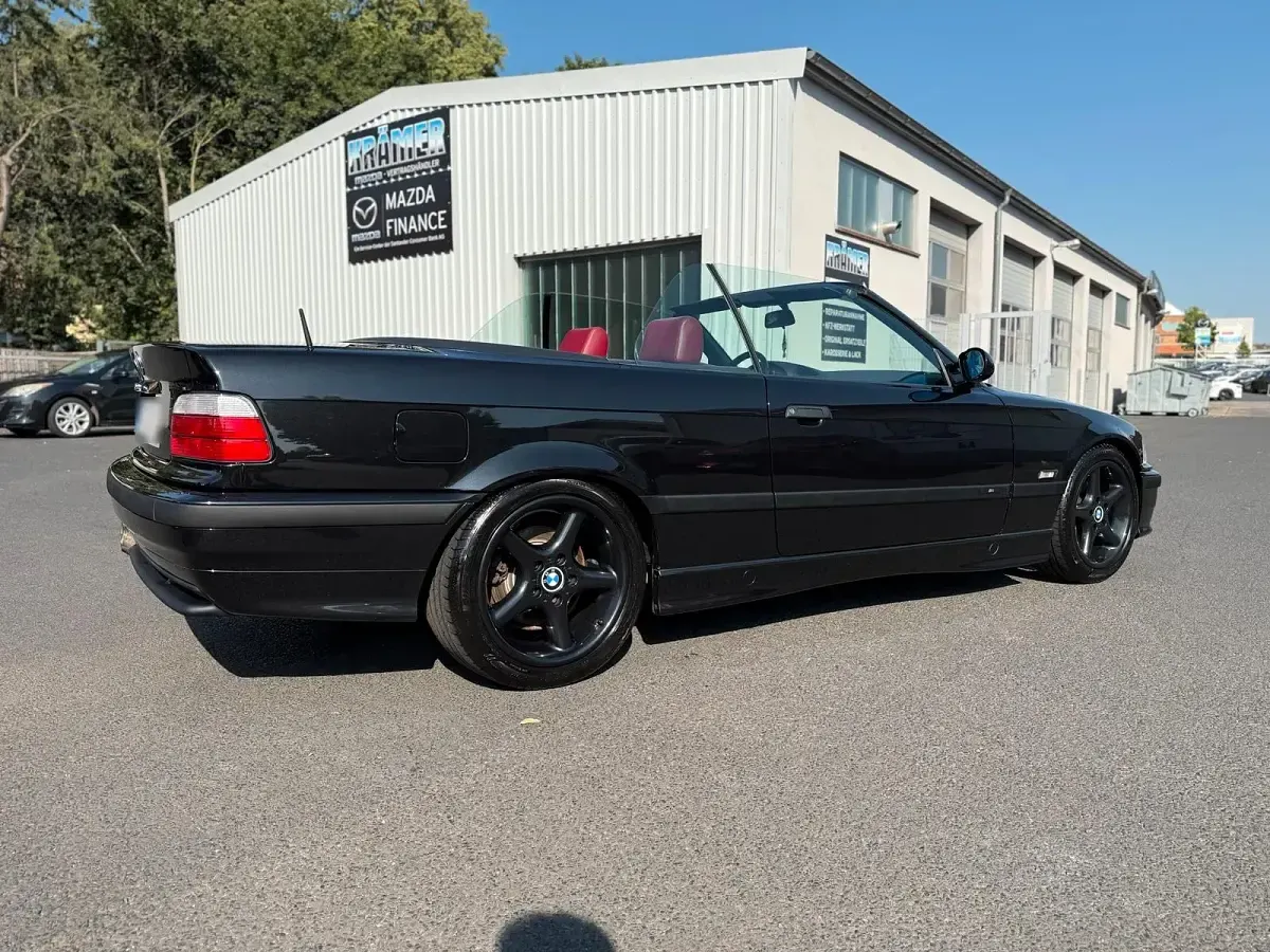 Gebraucht BMW 320 Cabriolet 1996 Schwarz Cabrio