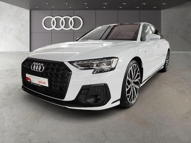 Gletscherweiß metallic Gebraucht 2024 Audi A8 Ambiente Limousine | 79.109 € (Etwas zu teuer) - Bild 1/2