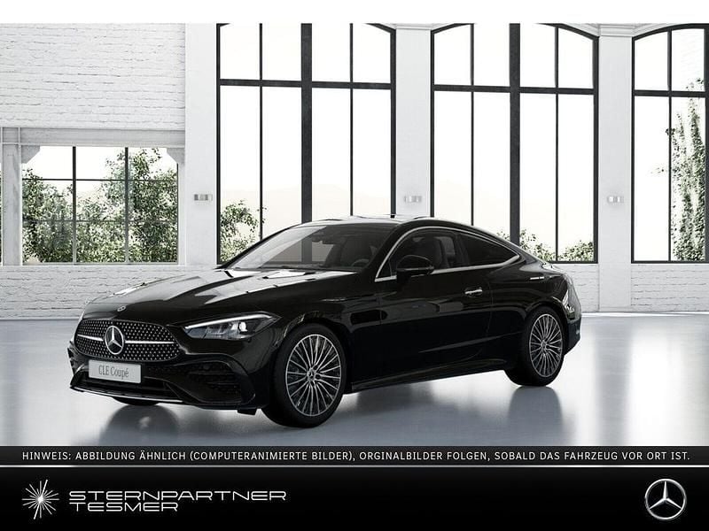 Metalliclack obsidianschwarz Gebraucht 2024 Mercedes CLE220 AMG Coupé | 51.870 € (Superpreis) - Bild 1/3