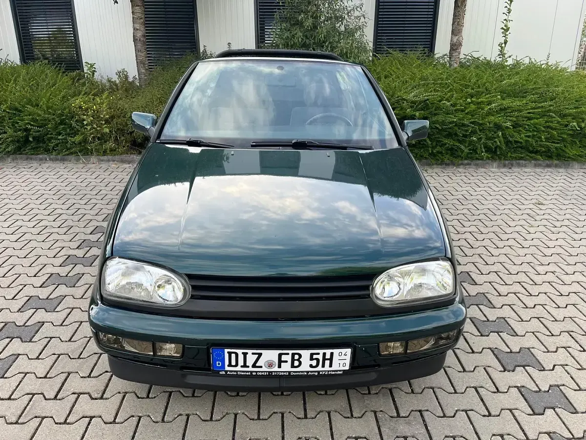 Gebraucht VW Golf Cabriolet 75 PS (55 kW) 1994 Grün Cabrio
