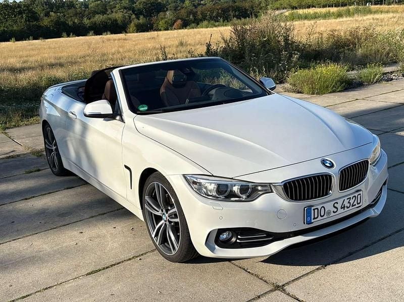 Weiß Gebraucht 2016 BMW 420 Luxury Line Cabrio | 24.500 € (Fairer Preis) - Bild 1/4