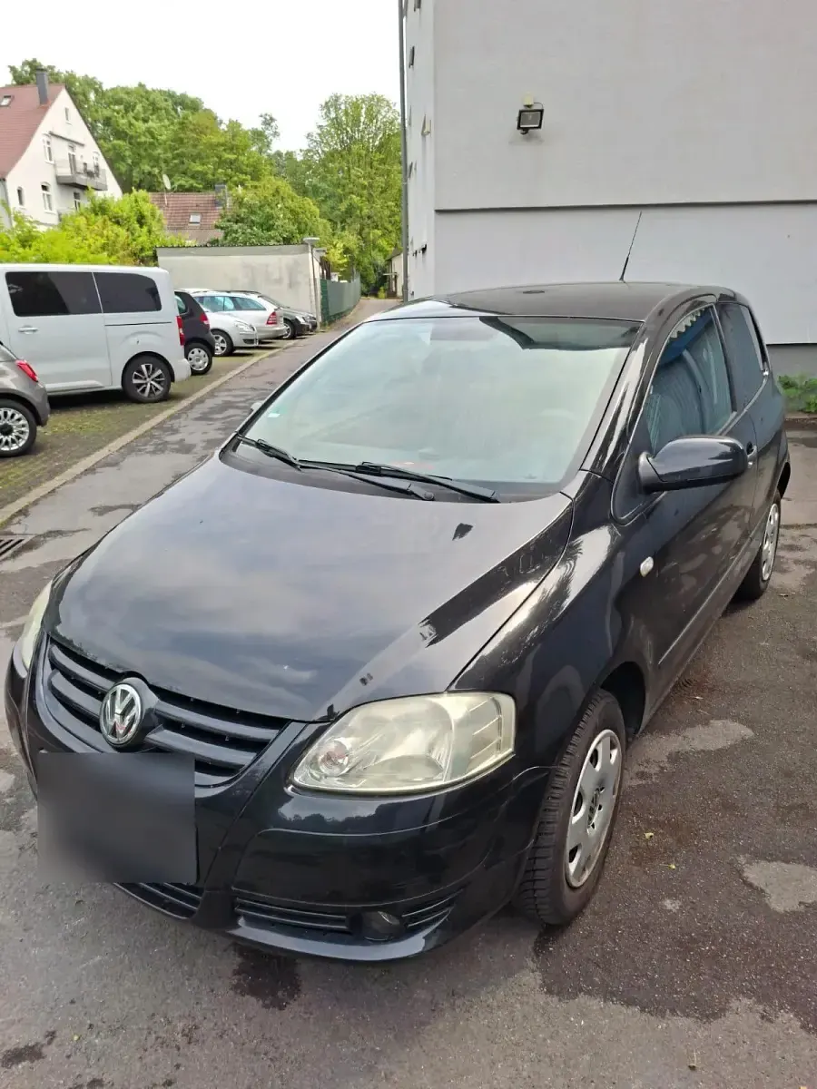 Gebraucht VW Fox 75 PS (55 kW) 2007 Schwarz Kleinwagen