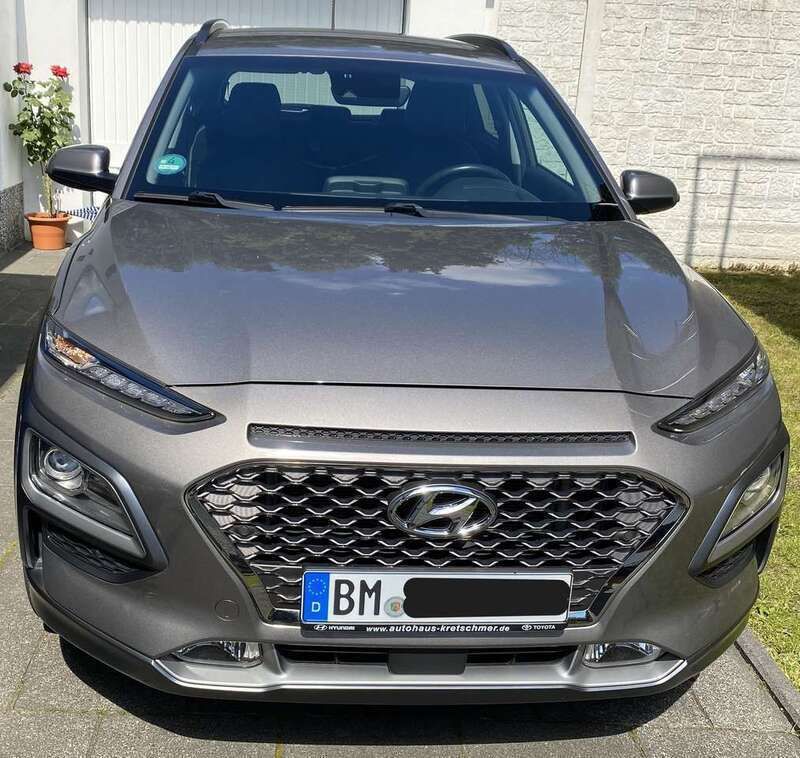 Grau Gebraucht 2018 Hyundai Kona Turbo SUV | 13.500 € (Guter Preis) - Bild 1/4