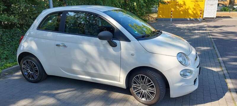 Weiß Gebraucht 2019 Fiat 500 Pop Star Kleinwagen | 9.500 € (Guter Preis) - Bild 1/4