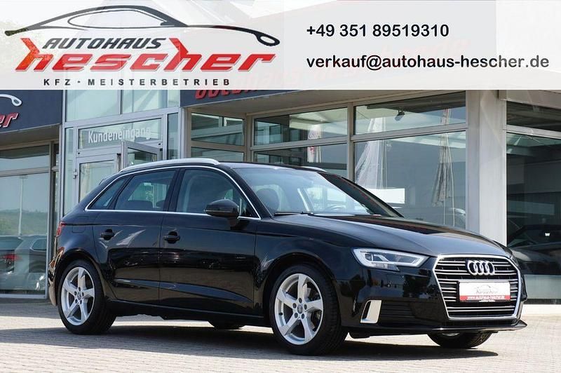 Schwarz Gebraucht 2017 Audi A3 Sportback Sport Limousine | 17.980 € (Fairer Preis) - Bild 1/4