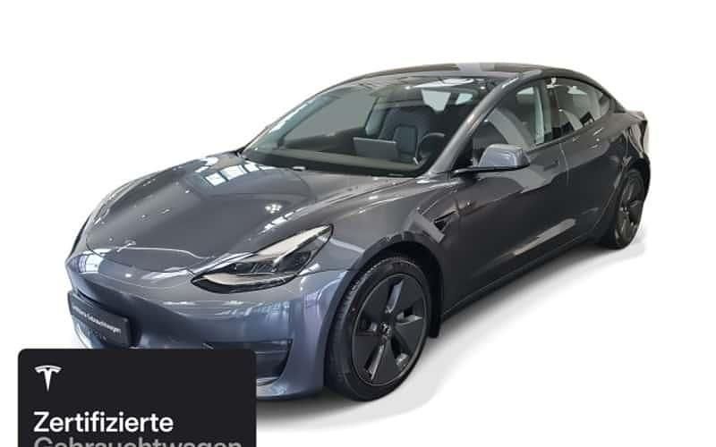 Silber Gebraucht 2021 Tesla Model 3 Long Range RWD Limousine | 28.000 € (Teuer) - Bild 1/4