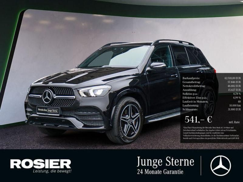Schwarz Gebraucht 2022 Mercedes GLE350 AMG SUV | 62.510 € (Fairer Preis) - Bild 1/4