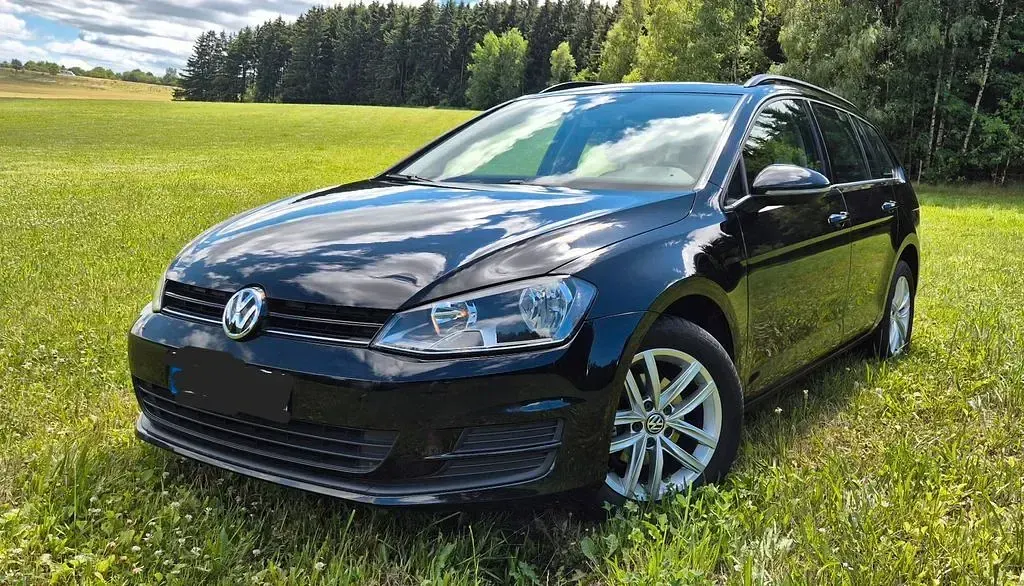 Gebraucht VW Golf VII 105 PS (77 kW) 2014 Schwarz Kombi