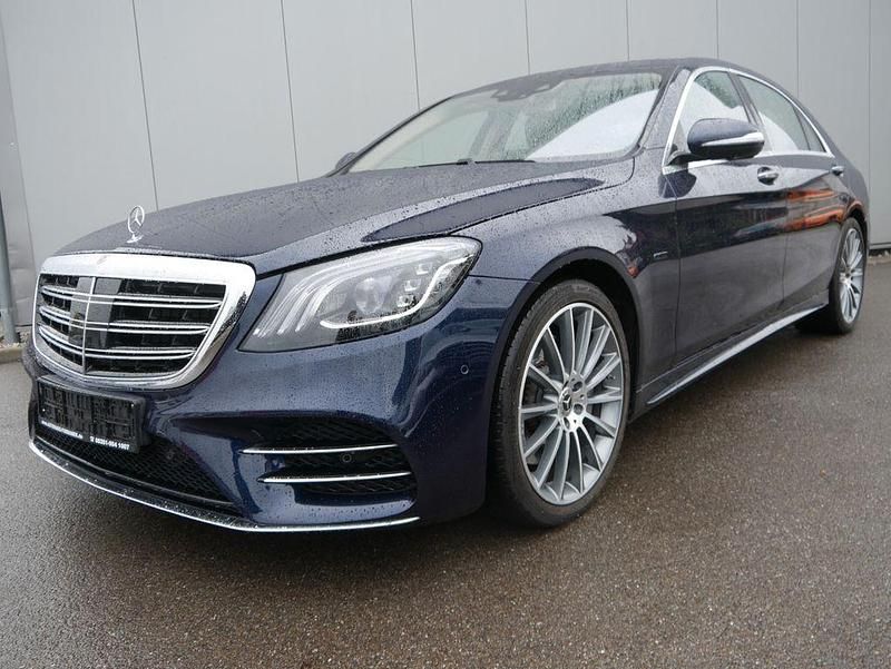 Blau Gebraucht 2019 Mercedes S560 AMG line Limousine | 57.850 € (Fairer Preis) - Bild 1/4