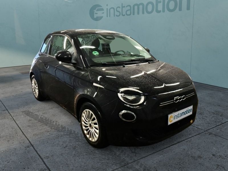 Schwarz Gebraucht 2021 Fiat 500e Action Limousine | 14.930 € (Etwas zu teuer) - Bild 1/3