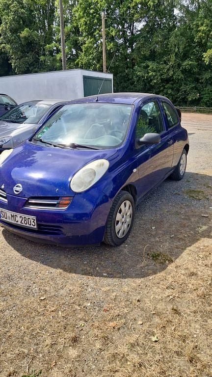 Blau Gebraucht 2003 Nissan Micra Acenta Kleinwagen | 550 € (Guter Preis) - Bild 1/4