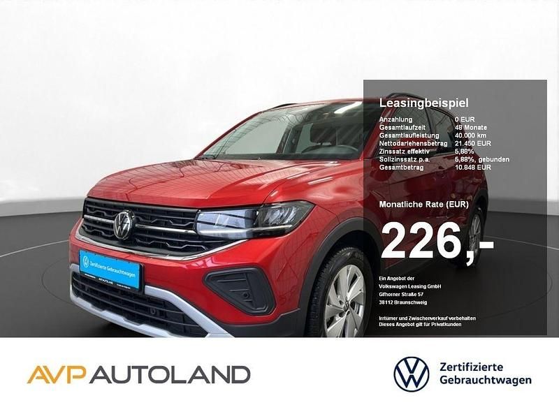 Kings red Gebraucht 2024 VW T-Cross Life SUV | 21.450 € (Fairer Preis) - Bild 1/4