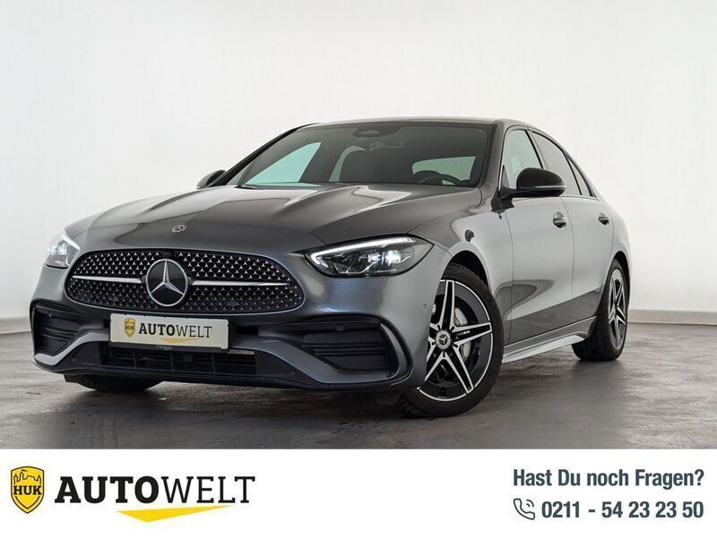 Grau Gebraucht 2023 Mercedes C180 AMG line Limousine | 37.960 € (Fairer Preis) - Bild 1/4
