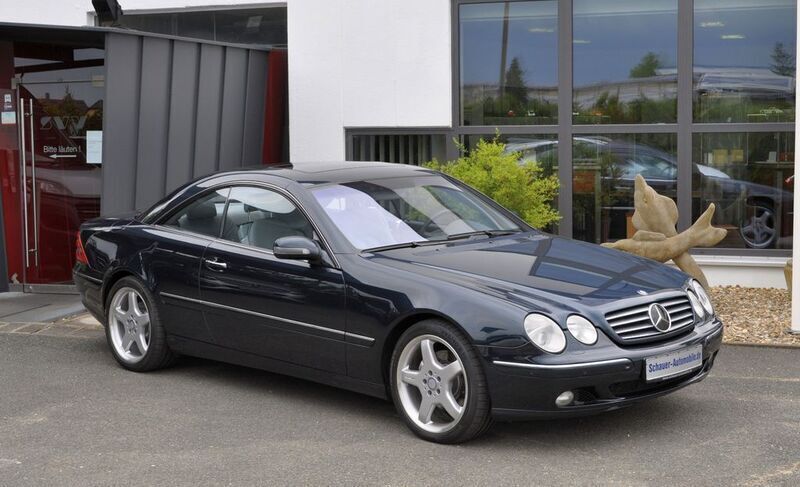 Schwarz Gebraucht 2000 Mercedes CL500 AMG Coupé | 23.800 € - Bild 1/4