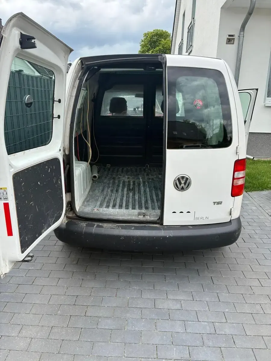 Gebraucht VW Caddy 86 PS (63 kW) 2013 Weiß Van / Kleinbus