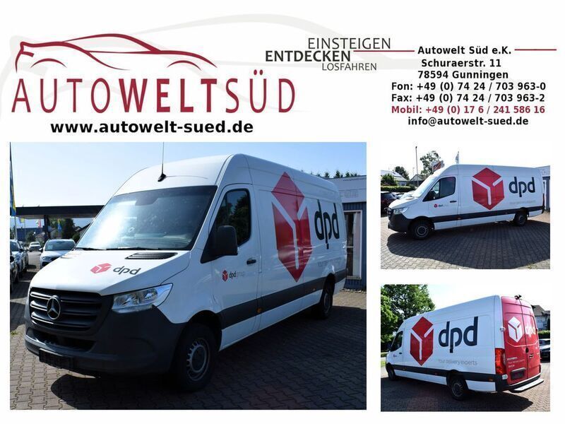 Weiß Gebraucht 2021 Mercedes Sprinter Van | 17.900 € (Etwas zu teuer) - Bild 1/4