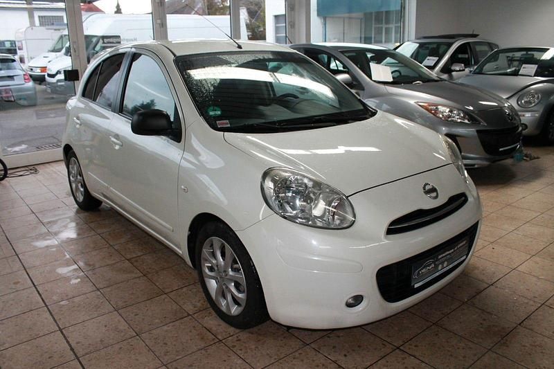 Gebraucht Nissan Micra Acenta 98 PS (72 kW) 2012 Weiß Kleinwagen