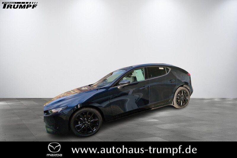 Deep crystal blue Gebraucht 2024 Mazda 3 Homura-Line Limousine | 22.900 € (Guter Preis) - Bild 1/4