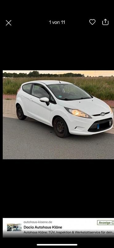 Weiß Gebraucht 2012 Ford Fiesta Kleinwagen | 1.650 € - Bild 1/4