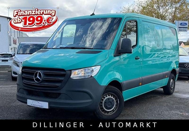 Gebraucht Mercedes Sprinter 114 PS (83 kW) 2021 Grün Van