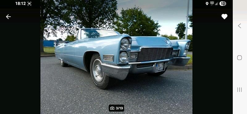 Blau Gebraucht 1968 Cadillac Deville Limousine | 23.000 € - Bild 1/4