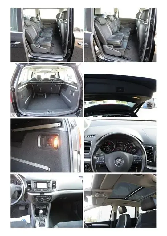 Gebraucht VW Sharan 184 PS (135 kW) 2013 Schwarz Van / Kleinbus