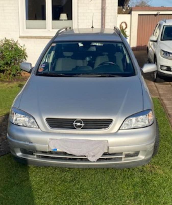 Silber Gebraucht 2002 Opel Astra Kombi | 1.150 € (Superpreis) - Bild 1/4