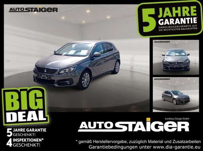 Lackierung platiniumgrau/metallic Gebraucht 2021 Peugeot 308 Allure Limousine | 16.499 € (Fairer Preis) - Bild 1/4