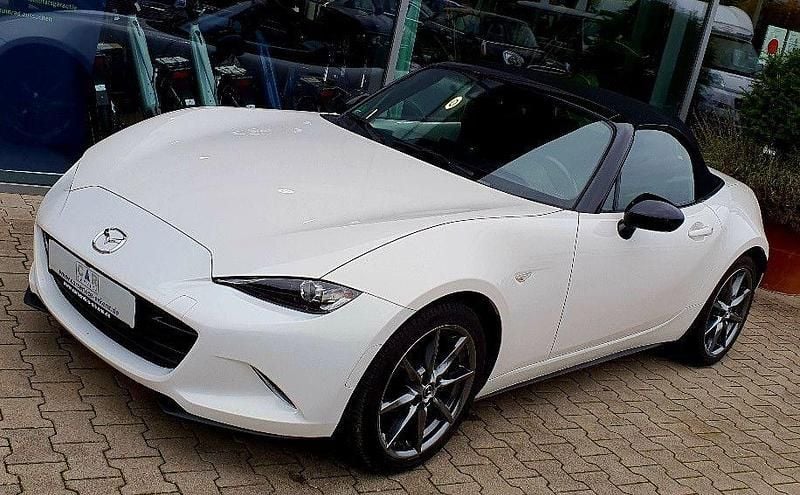 Gebraucht Mazda MX5 Exclusive-Line 131 PS (96 kW) 2017 Weiß Cabrio
