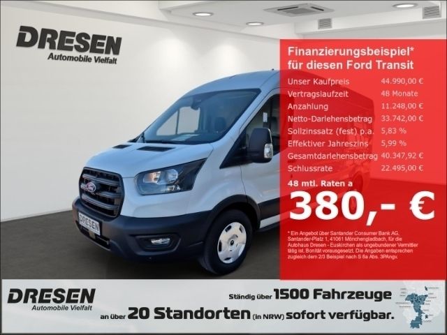 Weiß Neu 2024 Ford Transit Trend Van / Kleinbus | 44.590 € (Teuer) - Bild 1/4