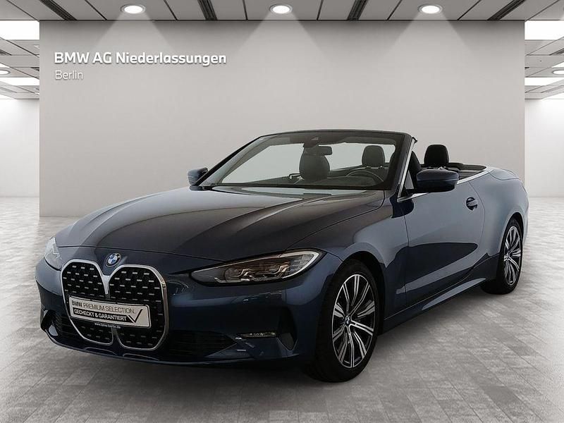 Blau Gebraucht 2022 BMW 430 Cabriolet Cabrio | 41.400 € (Superpreis) - Bild 1/4