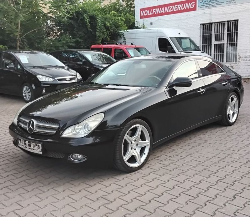 Schwarz Gebraucht 2008 Mercedes CLS350 Limousine | 7.450 € (Superpreis) - Bild 1/4