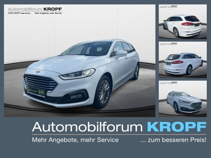 Frostweiß Gebraucht 2021 Ford Mondeo Titanium Kombi | 17.906 € (Guter Preis) - Bild 1/4