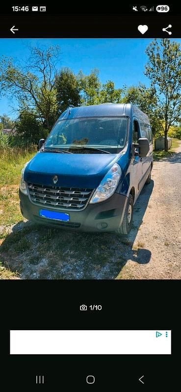 Blau Gebraucht 2012 Renault Master Van | 9.000 € - Bild 1/4