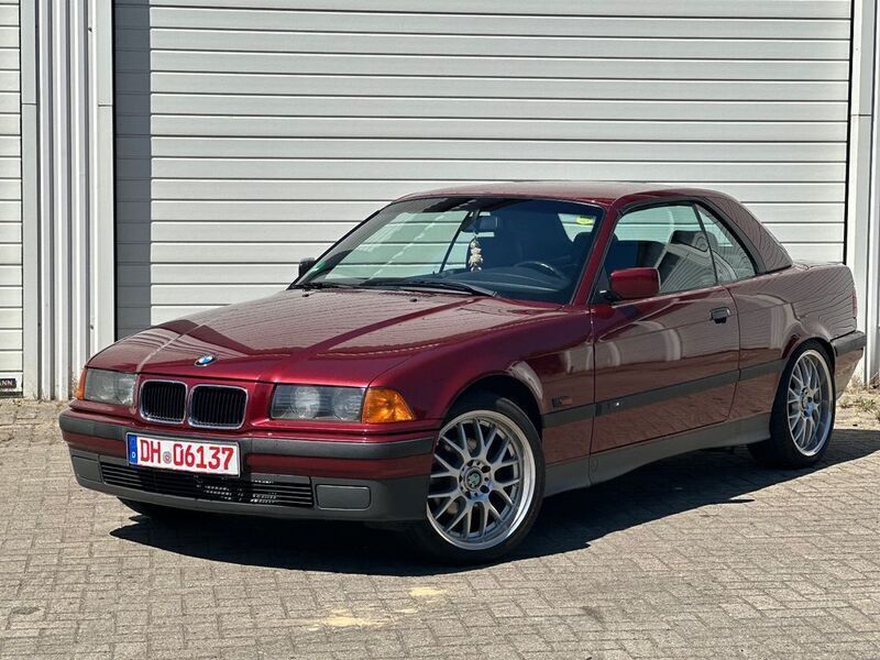 Rot Gebraucht 1994 BMW 320 Cabriolet Cabrio | 6.500 € - Bild 1/4