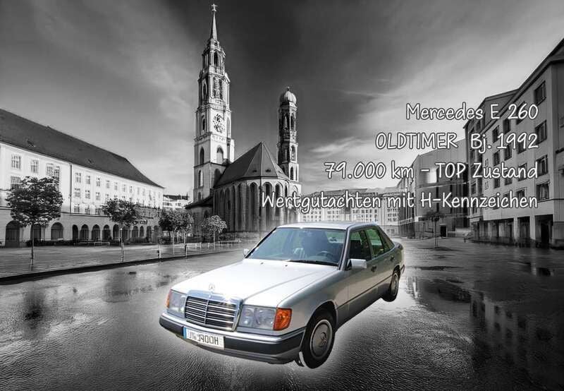 Silber Gebraucht 1992 Mercedes E260 Limousine | 21.800 € - Bild 1/4