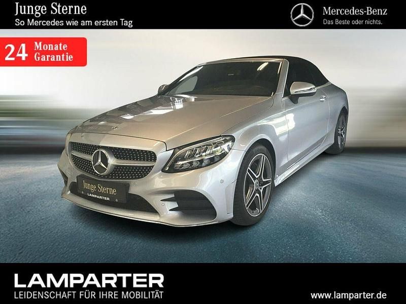 Silber Gebraucht 2023 Mercedes C200 AMG Cabrio | 47.980 € - Bild 1/4