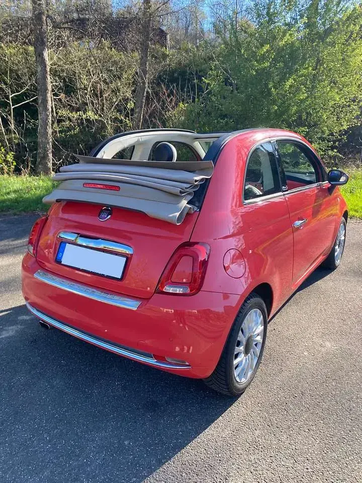 Gebraucht Fiat 500C Lounge 69 PS (50 kW) 2018 Rot Cabrio
