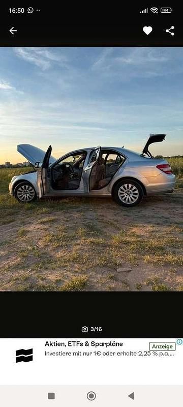 Grau Gebraucht 2007 Mercedes C180 Classic Limousine | 7.000 € (Fairer Preis) - Bild 1/4