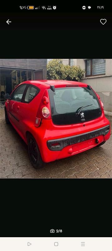 Gebraucht Peugeot 107 50 PS (36 kW) 2005 Rot Kleinwagen