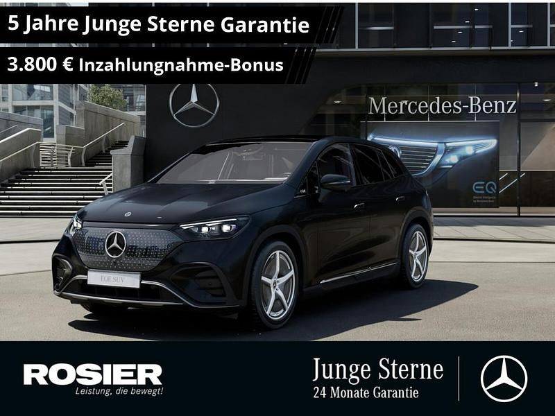 Schwarz / obsidianschwarz Gebraucht 2025 Mercedes EQE350 Premium SUV | 75.885 € (Teuer) - Bild 1/4