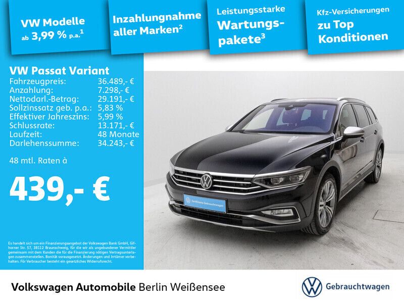 Deep black perleffekt Gebraucht 2023 VW Passat Alltrack IQ Drive Kombi | 36.489 € (Fairer Preis) - Bild 1/4