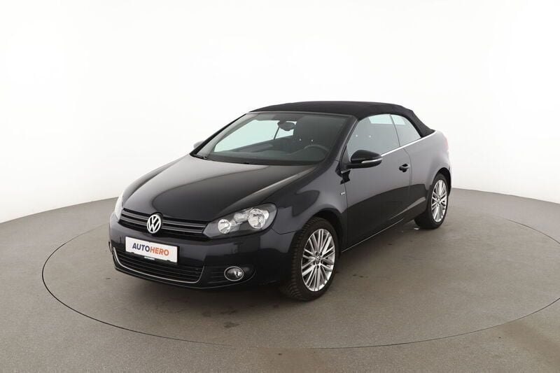 Schwarz Gebraucht 2015 VW Golf Cabriolet Cup Cabrio | 12.060 € (Fairer Preis) - Bild 1/4